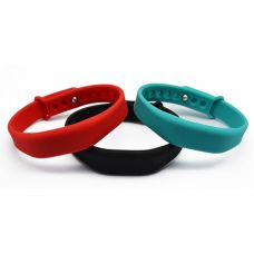 Adjustable Logo Printed RFID NTAG® 213 Silicone NFC Wristband