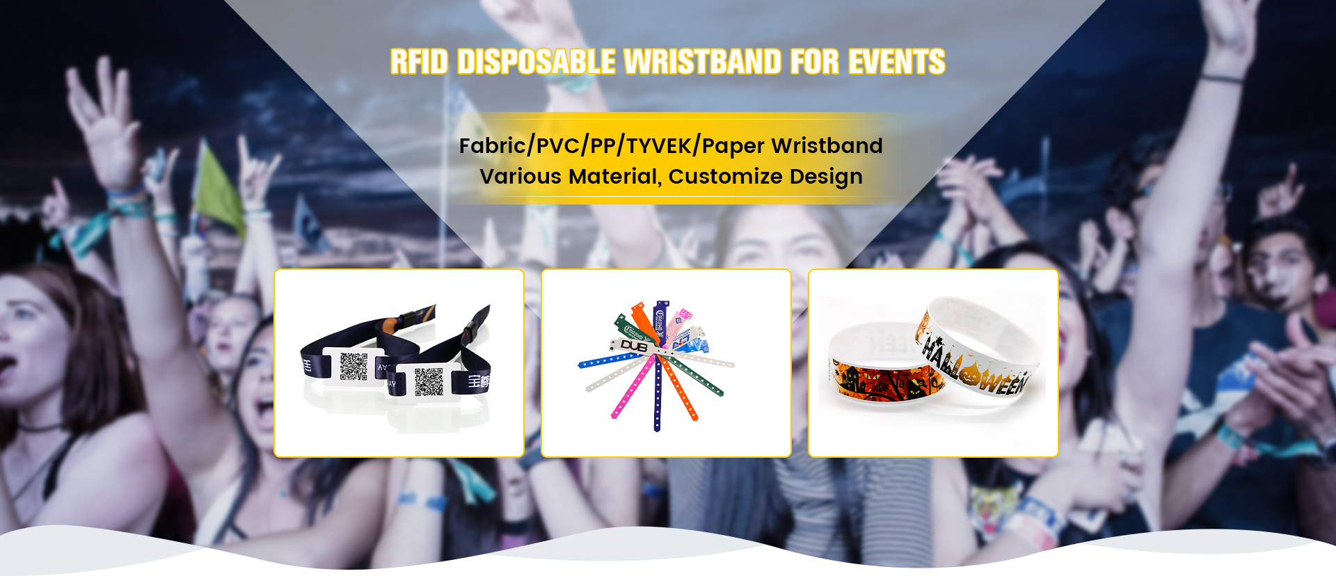 RFID One time use wristband