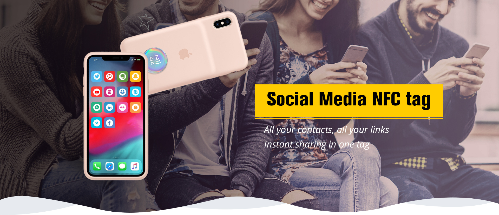 NFC social media Tag