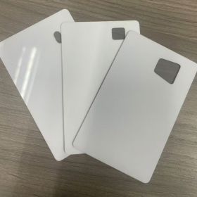 Secure Blank Plastic Transparent Window Card