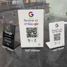 PVC NFC Google Review Standup Sign