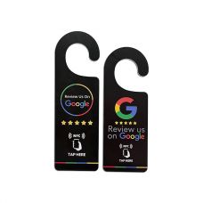 Custom NTAG213 NTAG215 NTAG216 NFC Google Review Hotel Door Hanger
