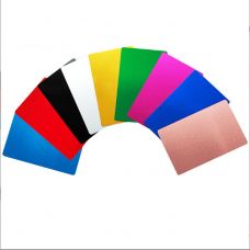 0.5mm Stock Color Blank Anodized Aluminum Card