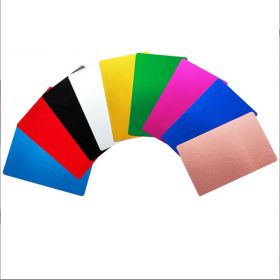 0.5mm Stock Color Blank Anodized Aluminum Card