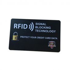 Anti-skimming Credit Card Bank Card Protection RFID Blocking Card