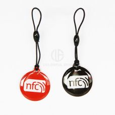 13.56MHz RFID Epoxy NTAG® 213 NFC Keychain