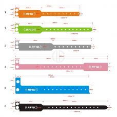 Disposable Soft RFID PVC Wristband