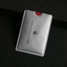 Printing Logo Plastic Blocking RFID Sleeve for Credit Card