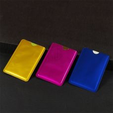 Printing Logo Plastic Blocking RFID Sleeve for Credit Card