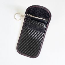 Anti-Hacking Carbon Fiber Car Key RFID Blocking Pouch