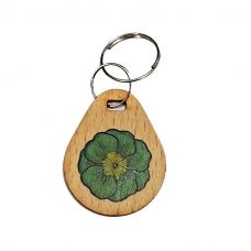 Logo Engrave Wooden RFID Key Tag