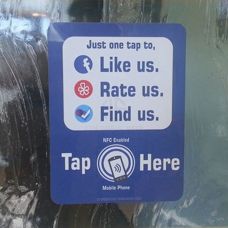Customize Size Advertising Waterproof NFC Poster
