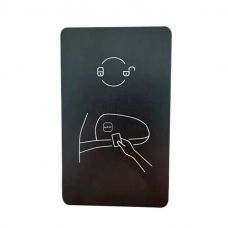 Matte Plastic PVC RFID Black NFC Card
