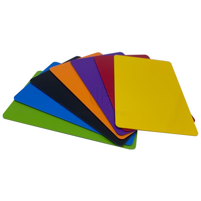 Printable Plastic PVC Red/Yellow/Green/Blue/Purple RFID Color NFC Card